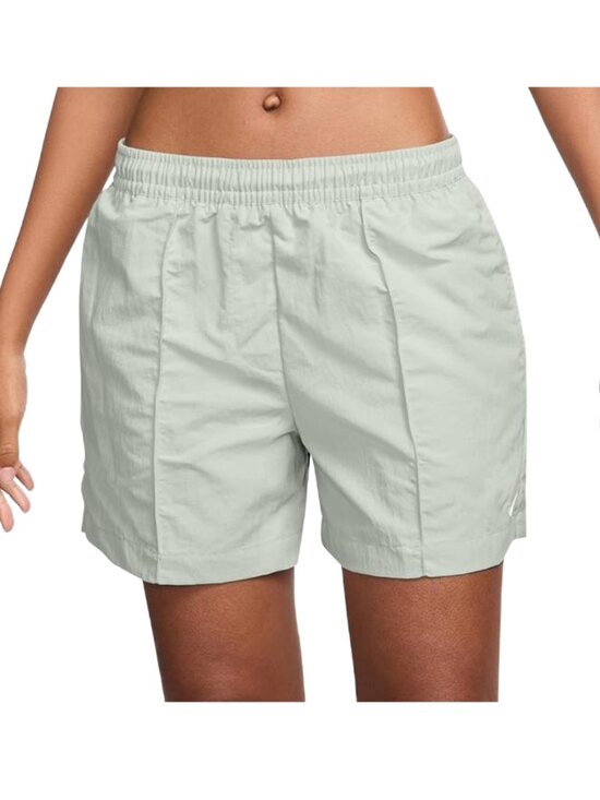 Nike Women's Sportswear Woven Mid-Rise 5" Shorts, LIGHT SILVER - Picture 4 of 4